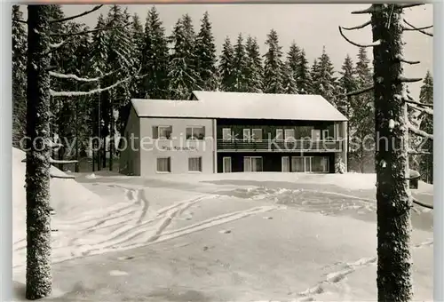 AK / Ansichtskarte Kniebis_Freudenstadt Haus Sonnenblick Winter Kniebis_Freudenstadt