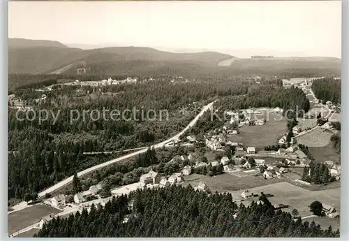 AK / Ansichtskarte Kniebis_Freudenstadt Fliegeraufnahme Panorama Kniebis_Freudenstadt