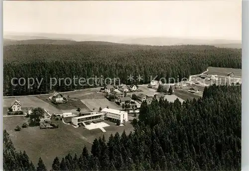 AK / Ansichtskarte Kniebis_Freudenstadt Fliegeraufnahme Panorama Kniebis_Freudenstadt