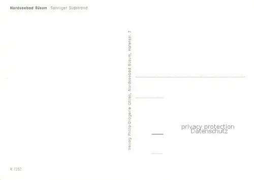 AK / Ansichtskarte Buesum_Nordseebad Suedstrand  Buesum_Nordseebad