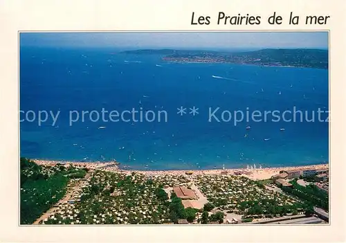 AK / Ansichtskarte Port_Grimaud Camping Caravaning Les Prairies de la Mer Vue Aerienne  Port Grimaud