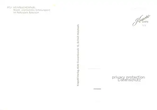 AK / Ansichtskarte Heimbuchenthal  Heimbuchenthal