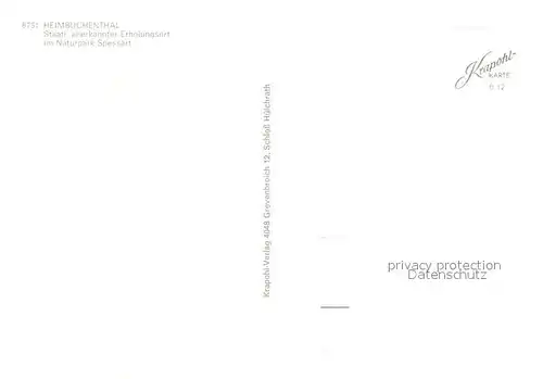 AK / Ansichtskarte Heimbuchenthal  Heimbuchenthal