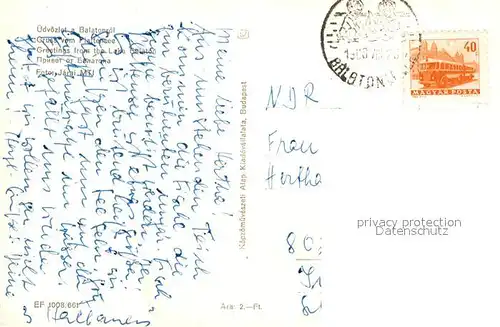 AK / Ansichtskarte Balatonrol  Balatonrol