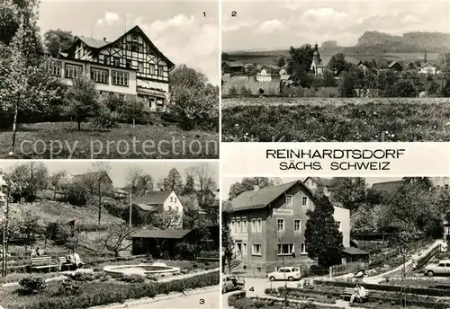 AK / Ansichtskarte Reinhardtsdorf Schoena Hotel Wolfsberg Falkenstien Gasthaus zur Hoffnung Reinhardtsdorf Schoena