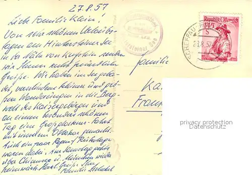 AK / Ansichtskarte Ellmau_Tirol Gasthof Widauer Hintersteiner See Ellmau Tirol