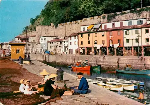 AK / Ansichtskarte San_Sebastian_Guipuzcoa Muelle de pescadores San_Sebastian_Guipuzcoa