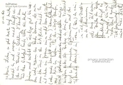 AK / Ansichtskarte Kor_Fakkan Aerial View Kor_Fakkan