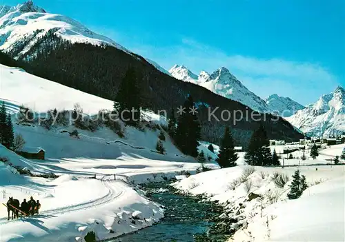 AK / Ansichtskarte Mathon_Tirol Paznauntal Mathon Tirol