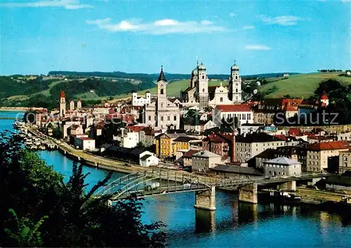 AK / Ansichtskarte Passau Donau Hafen Passau