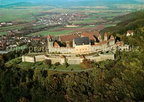 AK / Ansichtskarte Coburg Veste Coburg Fliegeraufnahme Coburg