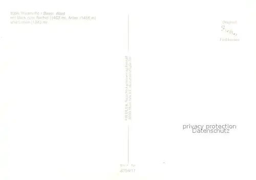 AK / Ansichtskarte Riedlhuette Rachel Arber Lusen Riedlhuette