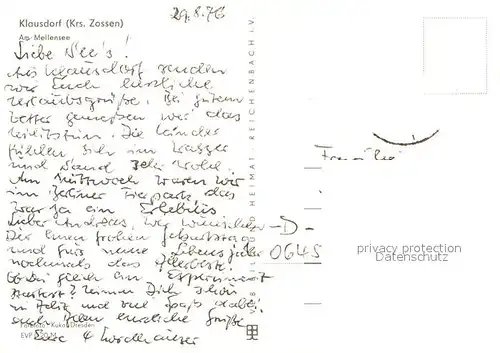 AK / Ansichtskarte Klausdorf_Mellensee  Klausdorf_Mellensee