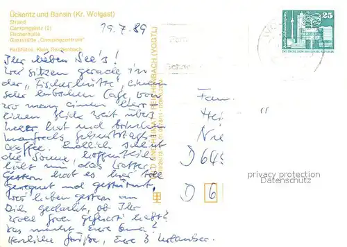 AK / Ansichtskarte ueckeritz_Usedom Campingplatz ueckeritz Bansin Strand Fischerhuette Gaststaette Campingzentrum ueckeritz Usedom