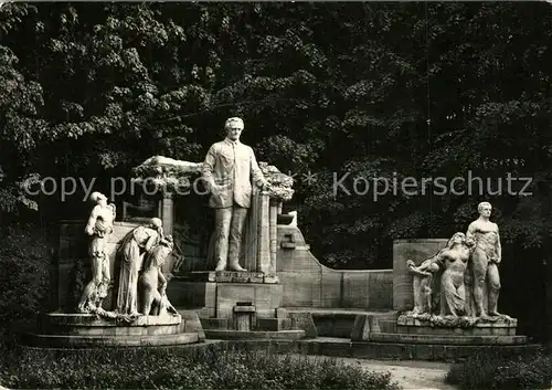 AK / Ansichtskarte Lazne_Jesenik Pomnik Denkmal Priessnitze Lazne Jesenik