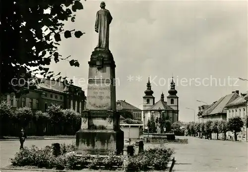 AK / Ansichtskarte Vamberk_Wamberg Husovo namesti Vamberk Wamberg