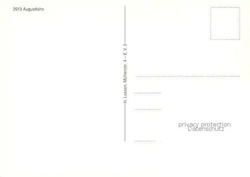 AK / Ansichtskarte Augustfehn Strassenpartie Kirche Partie am Fluss Augustfehn