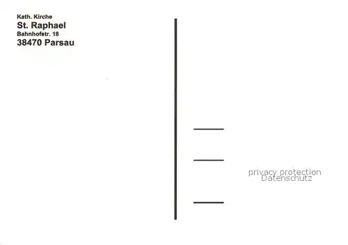 AK / Ansichtskarte Parsau Kath Kirche St Raphael Parsau