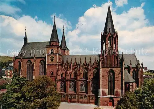 AK / Ansichtskarte Oppenheim Katharinenkirche Oppenheim