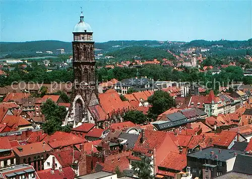 AK / Ansichtskarte Goettingen_Niedersachsen Stadtblick mit St Jacobi Goettingen Niedersachsen