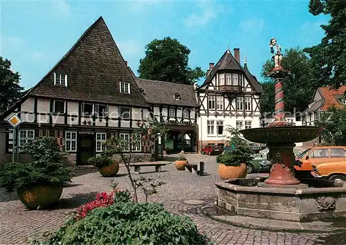 AK / Ansichtskarte Goslar Frankenberger Plan Brunnen Goslar