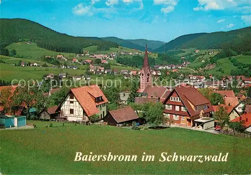 AK / Ansichtskarte Baiersbronn_Schwarzwald Panorama Baiersbronn Schwarzwald