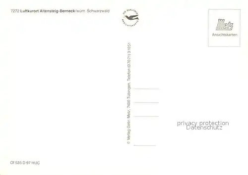AK / Ansichtskarte Berneck_Altensteig Teilansicht Berneck_Altensteig