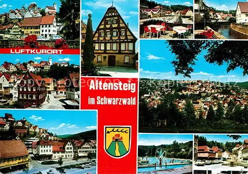 AK / Ansichtskarte Altensteig_Schwarzwald Orts und Teilansichten Panorama Altensteig_Schwarzwald