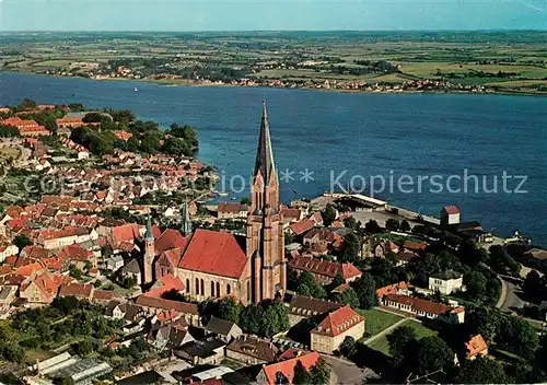 AK / Ansichtskarte Schleswig_Schlei St Petri Dom Fliegeraufnahme Schleswig_Schlei