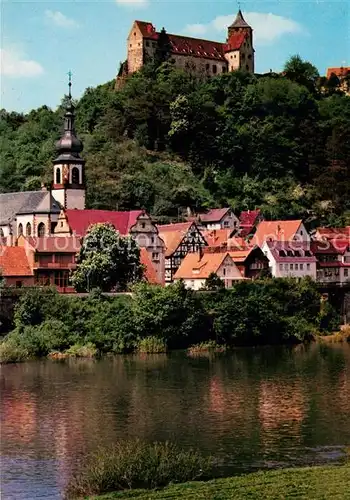 AK / Ansichtskarte Rothenfels_Unterfranken Mainpartie mit Burg Rothenfels Rothenfels Unterfranken