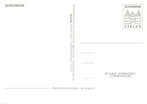 AK / Ansichtskarte Rosenheim_Bayern Max Josefs Platz St Nikolaus Kampenwand Muenchener Str Pfarrkirche St Nikolaus Salinenplatz Mittertor Rosenheim Bayern