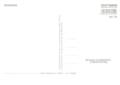 AK / Ansichtskarte Rosenheim_Bayern Stadtblick Staedt Museum Maibaum Max Josef Platz Fussgaengerzone Rosenheim Bayern