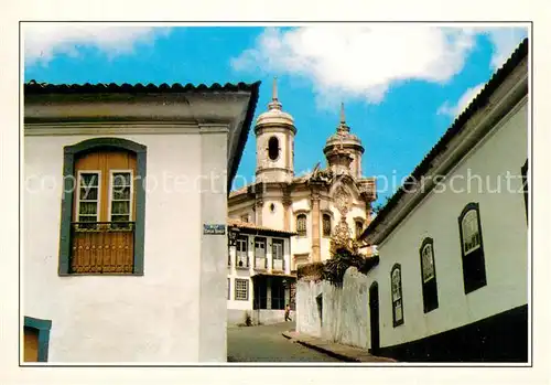 AK / Ansichtskarte Ouro_Preto De kerk St Franciscus van Assisi Ouro_Preto