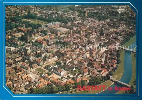 AK / Ansichtskarte Rastatt Fliegeraufnahme Rastatt