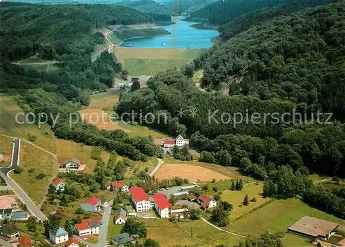 AK / Ansichtskarte Nonnweiler Fliegeraufnahme Cafe Zur Muehle Nonnweiler