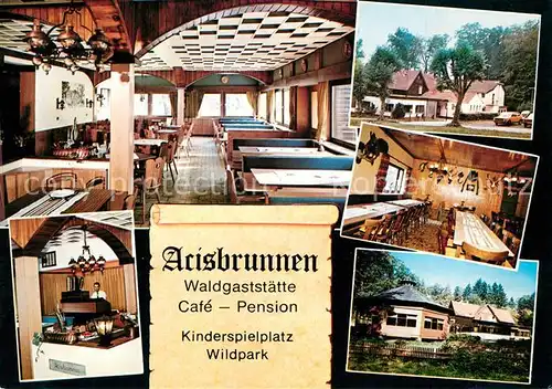 AK / Ansichtskarte Schluechtern Waldgaststaette Pension Acisbrunnen Schluechtern