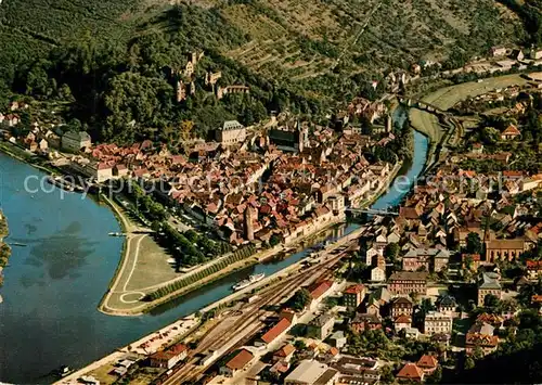 AK / Ansichtskarte Wertheim_Main Fliegeraufnahme Wertheim Main