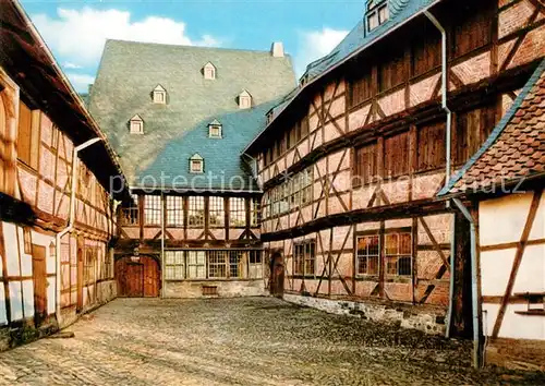 AK / Ansichtskarte Goslar Siemens Familienstammhaus Innenhof Goslar