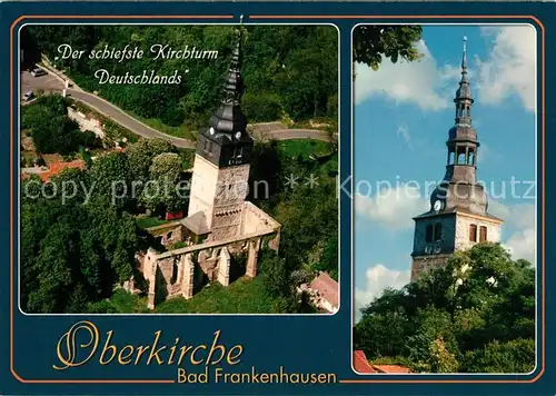 AK / Ansichtskarte Bad_Frankenhausen Oberkirche schiefster Kirchturm Deutschlands Bad_Frankenhausen