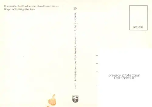 AK / Ansichtskarte Thalbuergel Basilika Benediktinerkloster Thalbuergel