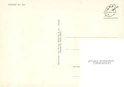 AK / Ansichtskarte Morsum_Sylt Friedhof Glockenturm Morsum Sylt