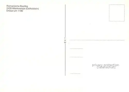 AK / Ansichtskarte Altenkrempe Romanische Basilika Altenkrempe