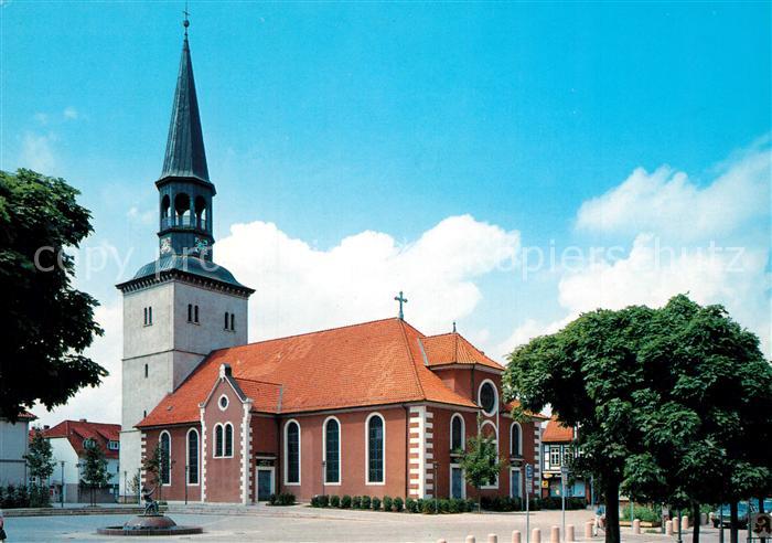 AK / Ansichtskarte Burgdorf_Hannover Evangelische Kirche ...