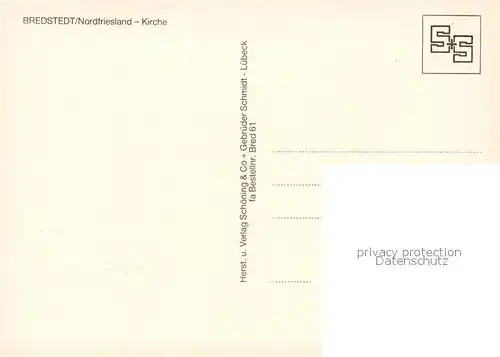 AK / Ansichtskarte Bredstedt Kirche Bredstedt