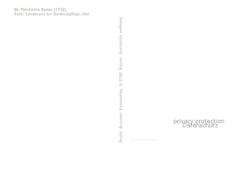 AK / Ansichtskarte Bosau Sankt Petrikirche Bosau