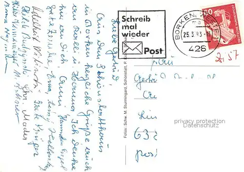 AK / Ansichtskarte Borken_Westfalen Verkuendigungskirche Gnadenkapelle Schoenstatt Au Borken_Westfalen