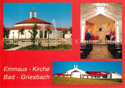 AK / Ansichtskarte Bad_Griesbach_Rottal Emmaus Kirche Bad_Griesbach_Rottal