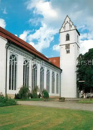 AK / Ansichtskarte Bad_Buchau_Federsee Katholische Stiftskirche Bad_Buchau_Federsee