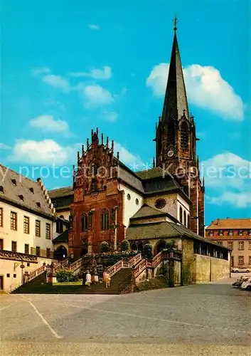AK / Ansichtskarte Aschaffenburg_Main Stiftsbasilika Aschaffenburg Main