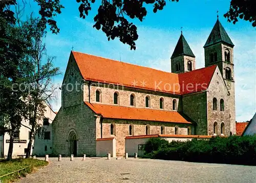 AK / Ansichtskarte Biburg_Niederbayern Pfarrkirche Klosterkirche Biburg Niederbayern